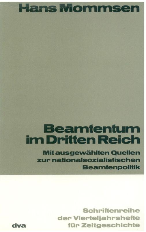 Cover-Bild Beamtentum im Dritten Reich