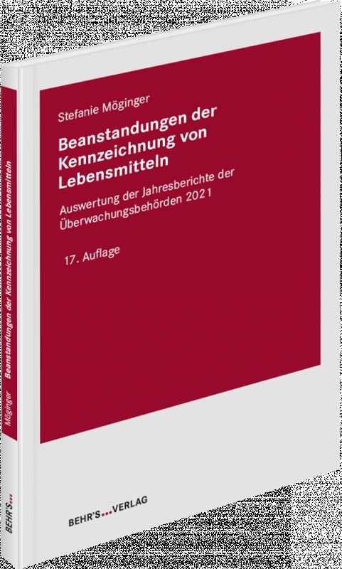 Cover-Bild Beanstandungen der Kennzeichnung von Lebensmitteln