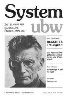 Cover-Bild Becketts Traurigkeit /Das Peinlichkeitsgefühl und sein Auftreten als Widerstand /Ratschläge in der Analyse