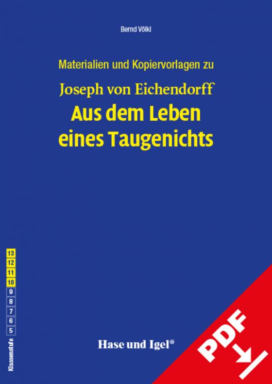 Cover-Bild Begleitmaterial: Aus dem Leben eines Taugenichts