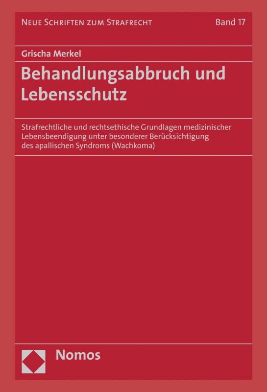 Cover-Bild Behandlungsabbruch und Lebensschutz