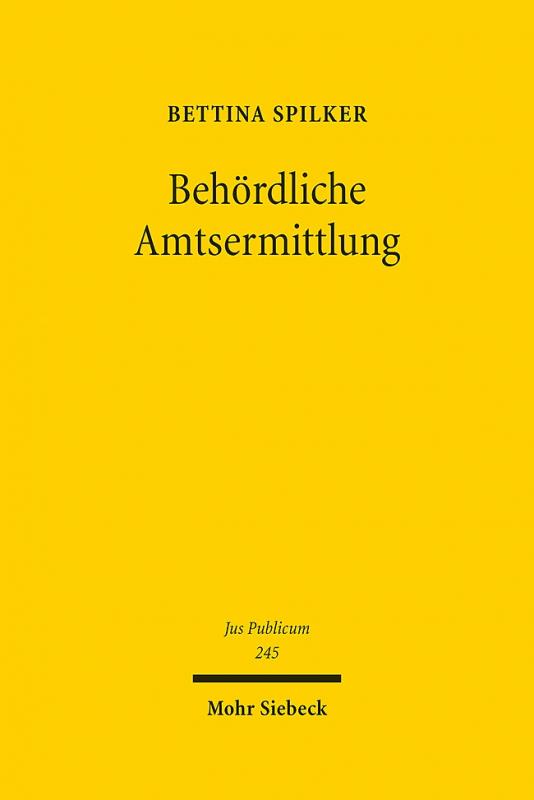 Cover-Bild Behördliche Amtsermittlung