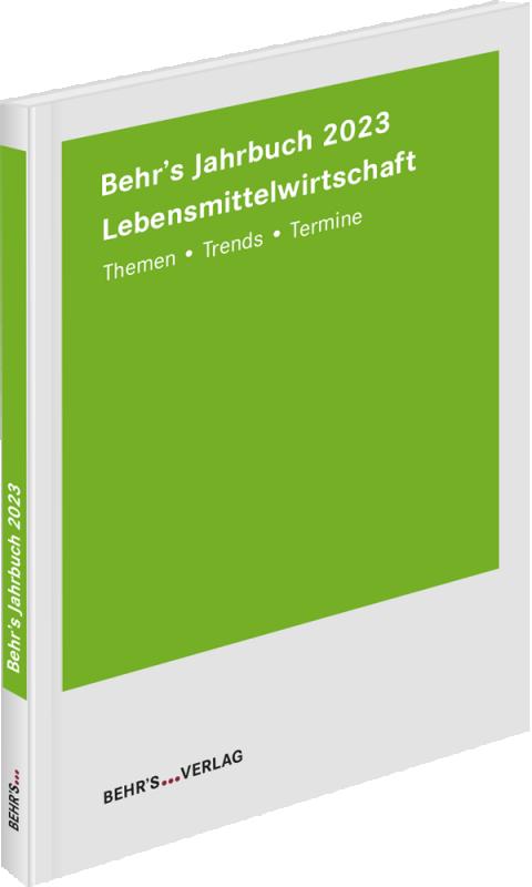 Cover-Bild Behr's Jahrbuch für die Lebensmittelwirtschaft 2023