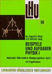 Cover-Bild Beispiele und Aufgaben Physik I