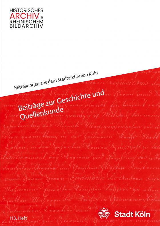 Cover-Bild Beiträge zur Geschichte und Quellenkunde
