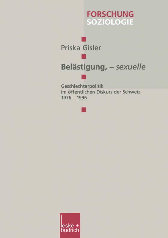 Cover-Bild Belästigung, — sexuelle