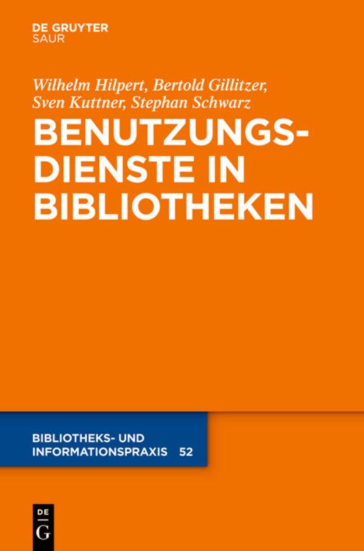 Cover-Bild Benutzungsdienste in Bibliotheken