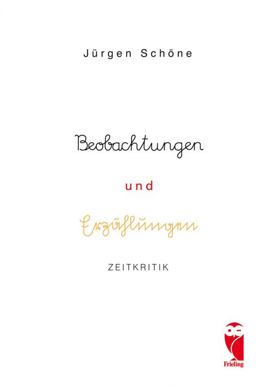 Cover-Bild Beobachtungen und Erzählungen