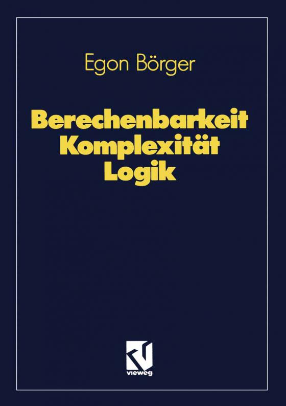 Cover-Bild Berechenbarkeit Komplexität Logik