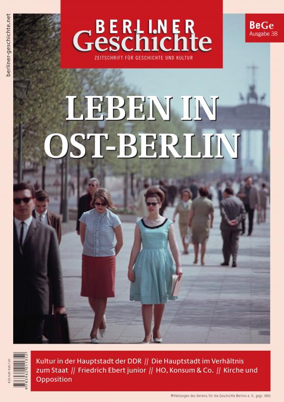 Cover-Bild Berliner Geschichte - Zeitschrift für Geschichte und Kultur