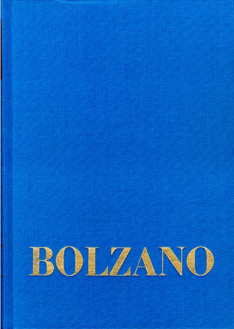 Cover-Bild Bernard Bolzano Gesamtausgabe / Reihe I: Schriften. Band 12,2: Wissenschaftslehre §§ 164-222