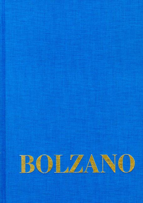 Cover-Bild Bernard Bolzano Gesamtausgabe / Reihe I: Schriften. Band 8,4: Lehrbuch der Religionswissenschaft. Dritter Teil. §§ 235-303