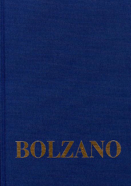 Cover-Bild Bernard Bolzano Gesamtausgabe / Reihe II: Nachlaß. B. Wissenschaftliche Tagebücher. Band 10,1: Miscellanea Mathematica 17