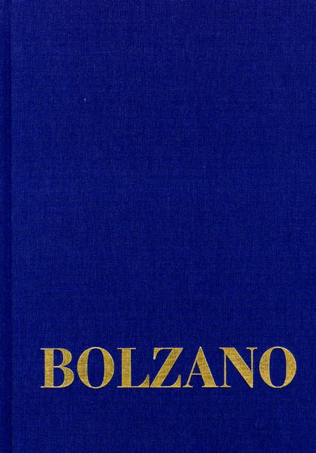 Cover-Bild Bernard Bolzano Gesamtausgabe / Reihe II: Nachlaß. B. Wissenschaftliche Tagebücher. Band 11,2: Miscellanea Mathematica 20