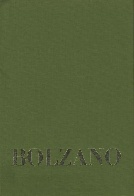 Cover-Bild Bernard Bolzano Gesamtausgabe / Reihe IV: Dokumente. Band 1,1: Bildnisse Bolzanos