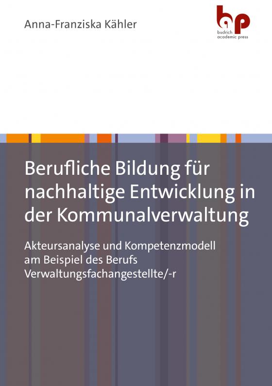 Cover-Bild Berufliche Bildung für nachhaltige Entwicklung in der Kommunalverwaltung