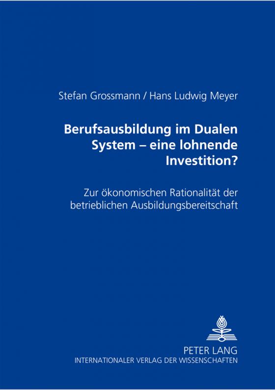 Cover-Bild Berufsausbildung im Dualen System – eine lohnende Investition?