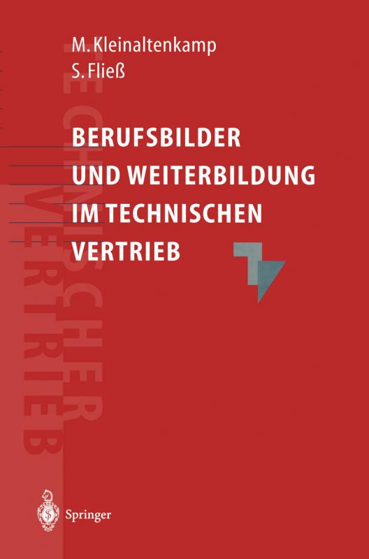 Cover-Bild Berufsbilder und Weiterbildungsbedarf im Technischen Vertrieb