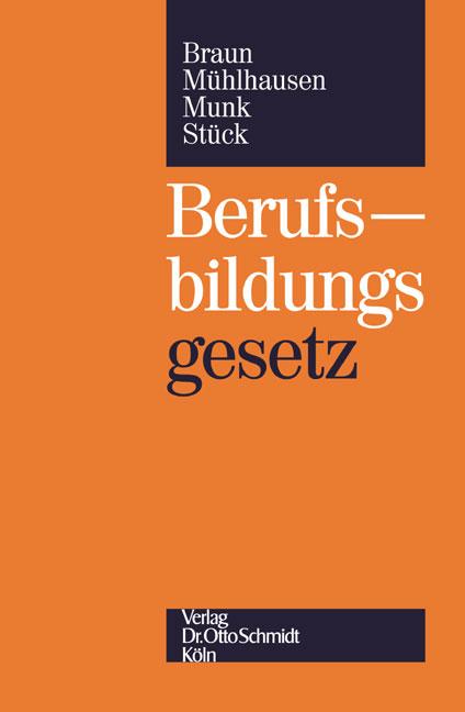 Cover-Bild Berufsbildungsgesetz