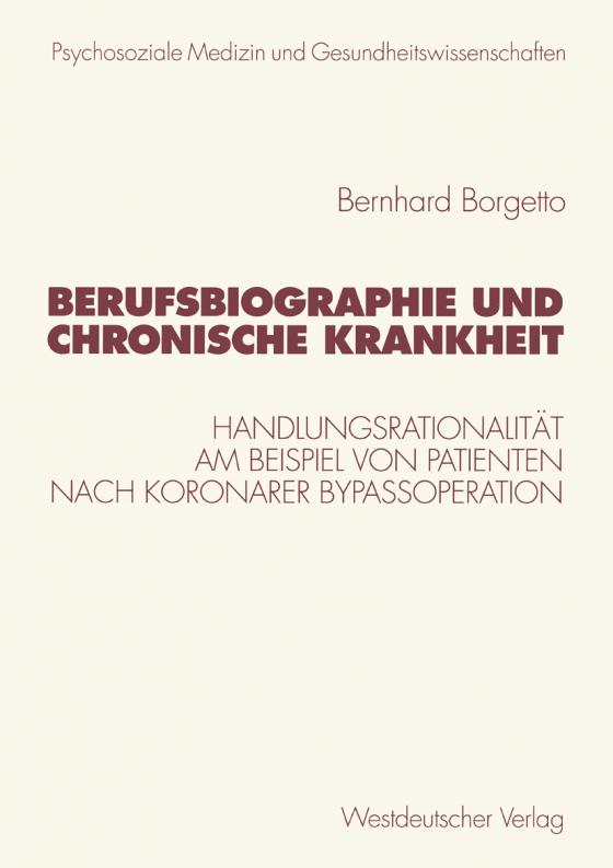 Cover-Bild Berufsbiographie und chronische Krankheit