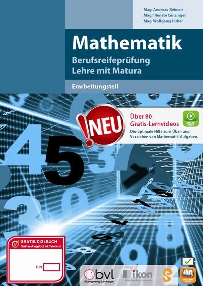 Cover-Bild Berufsreifeprüfung Mathematik Erarbeitungsteil - 9. Auflage - komplett in Farbe