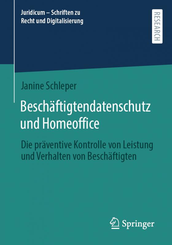 Cover-Bild Beschäftigtendatenschutz und Homeoffice