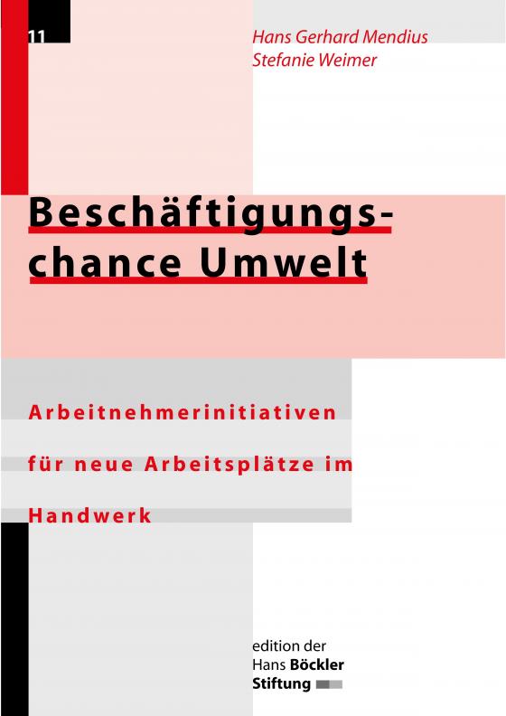 Cover-Bild Beschäftigungschance Umwelt