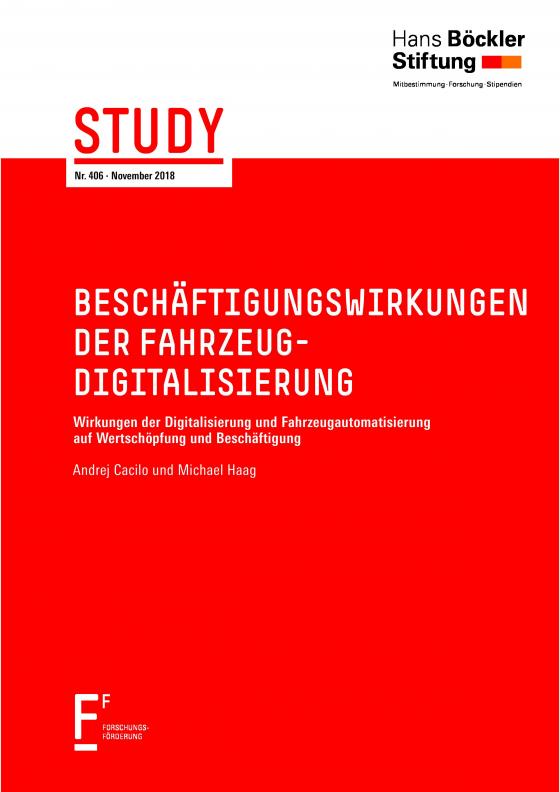 Cover-Bild Beschäftigungswirkungen der Fahrzeugdigitalisierung