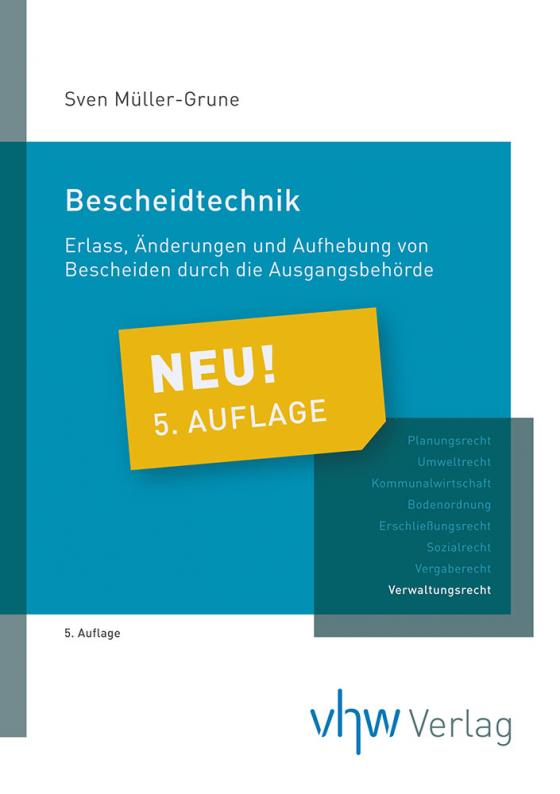 Cover-Bild Bescheidtechnik