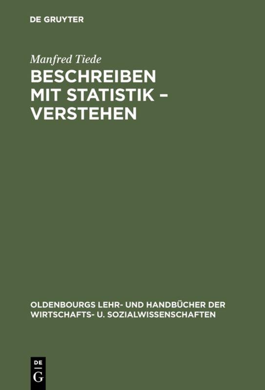 Cover-Bild Beschreiben mit Statistik – Verstehen