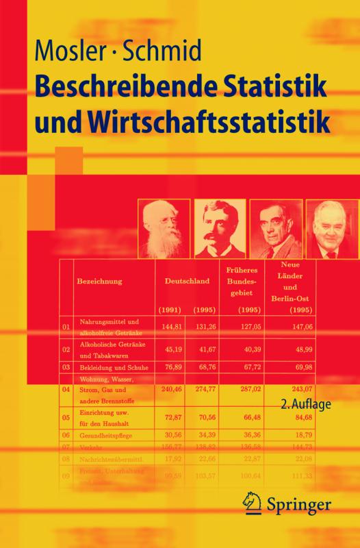 Cover-Bild Beschreibende Statistik und Wirtschaftsstatistik