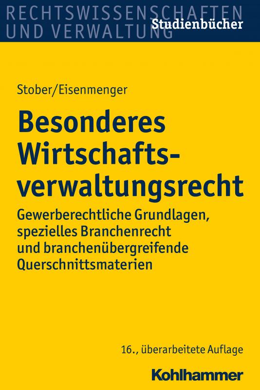 Cover-Bild Besonderes Wirtschaftsverwaltungsrecht