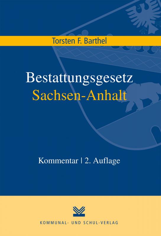 Cover-Bild Bestattungsgesetz Sachsen-Anhalt