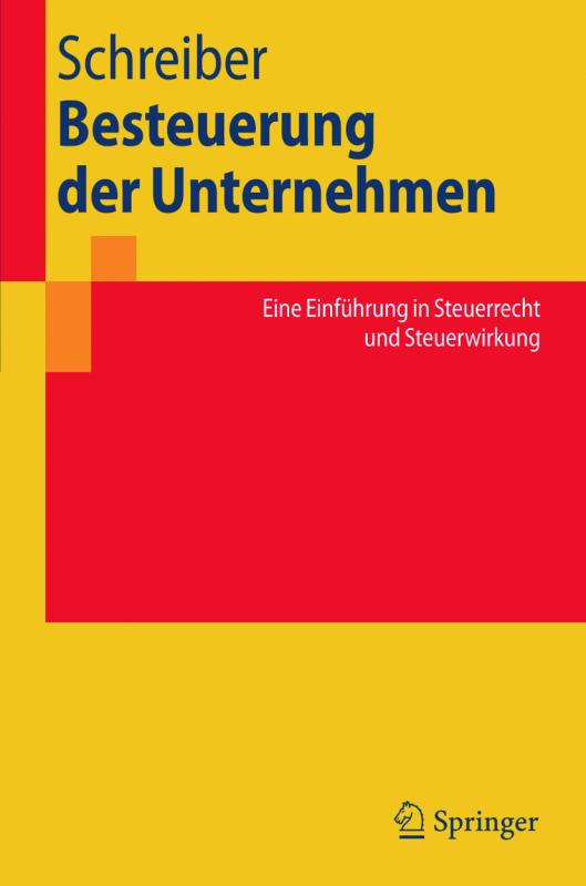 Cover-Bild Besteuerung der Unternehmen