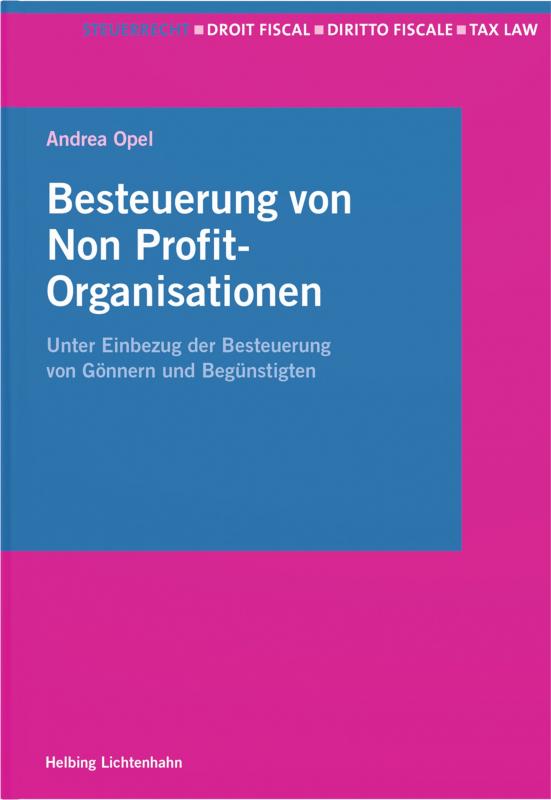 Cover-Bild Besteuerung von Non Profit-Organisationen