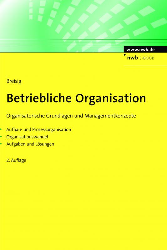 Cover-Bild Betriebliche Organisation