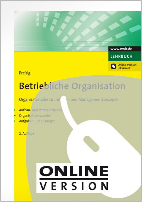 Cover-Bild Betriebliche Organisation