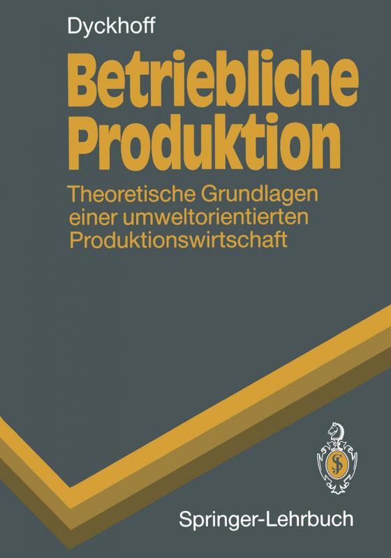 Cover-Bild Betriebliche Produktion