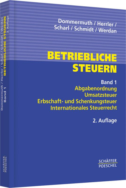 Cover-Bild Betriebliche Steuern