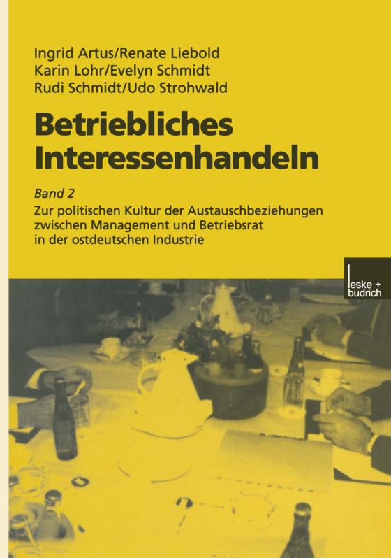 Cover-Bild Betriebliches Interessenhandeln