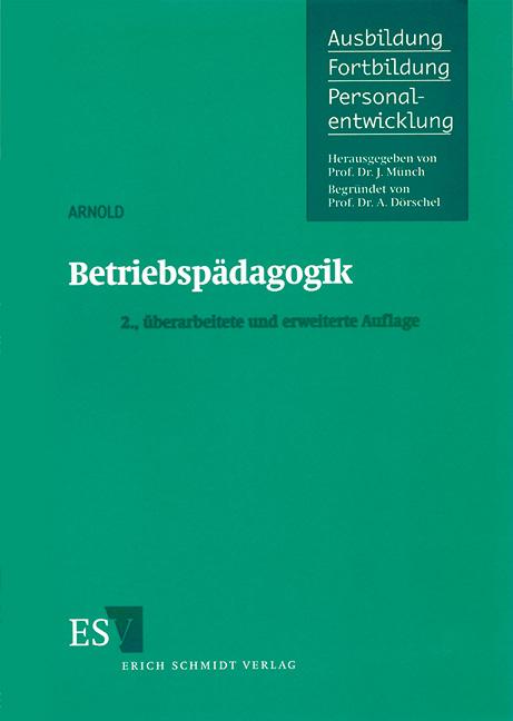 Cover-Bild Betriebspädagogik