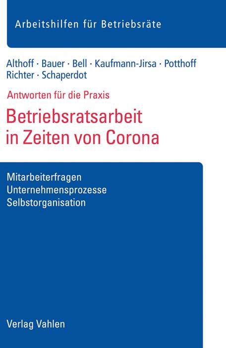 Cover-Bild Betriebsratsarbeit in Zeiten von Corona