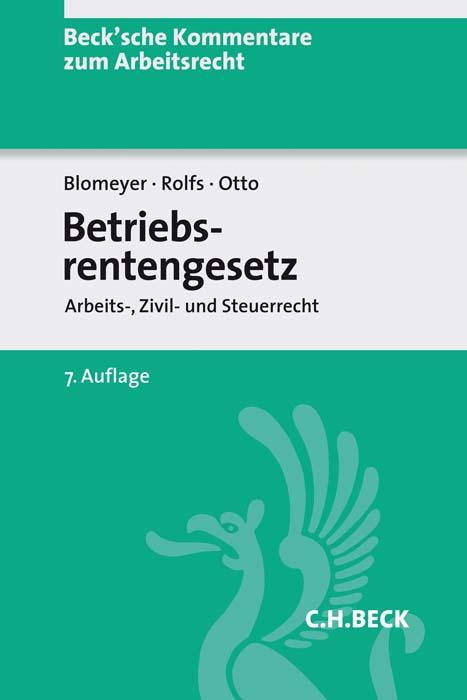 Cover-Bild Betriebsrentengesetz