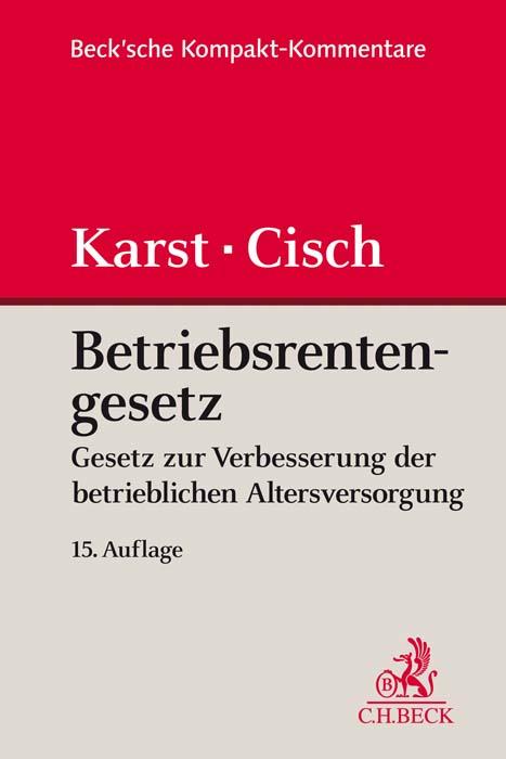 Cover-Bild Betriebsrentengesetz