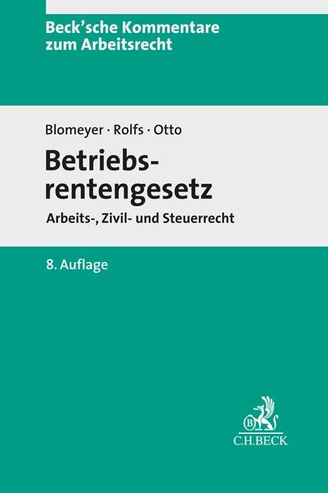 Cover-Bild Betriebsrentengesetz