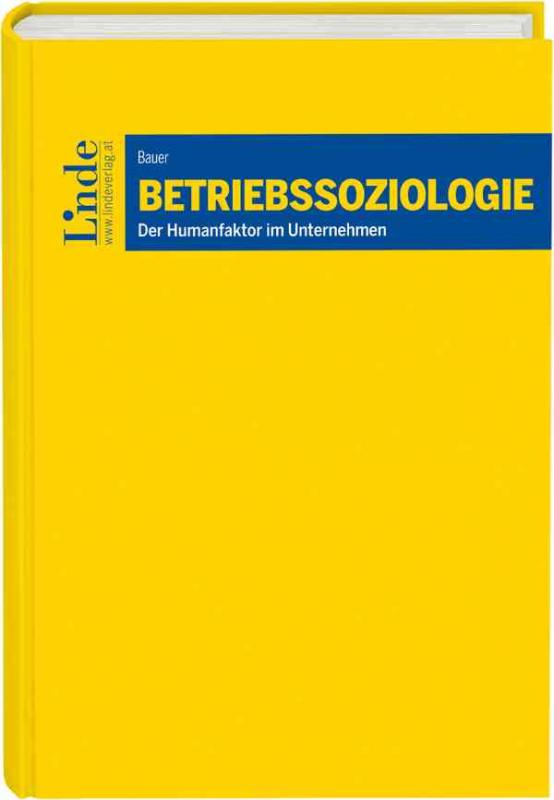 Cover-Bild Betriebssoziologie