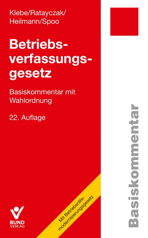 Cover-Bild Betriebsverfassungsgesetz (BetrVG)