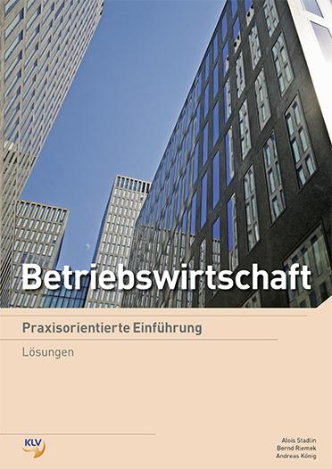 Cover-Bild Betriebswirtschaft - Praxisorientierte Einführung