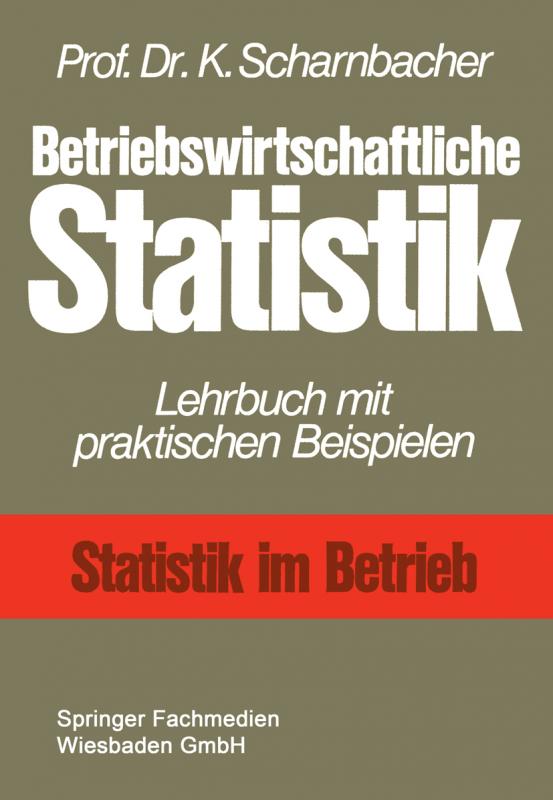 Cover-Bild Betriebswirtschaftliche Statistik