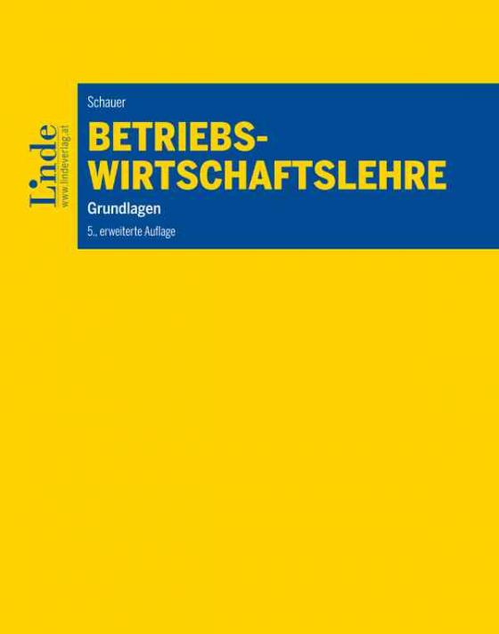 Cover-Bild Betriebswirtschaftslehre